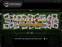 Tablet Screenshot of abcregistrations.com